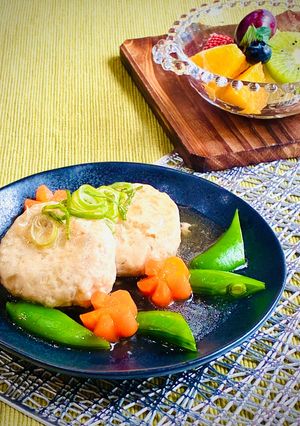 あっさり柔らか♪鶏むね肉の和風ハンバーグ-レシピのメイン写真