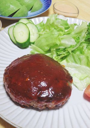 我が家のハンバーグ-レシピのメイン写真