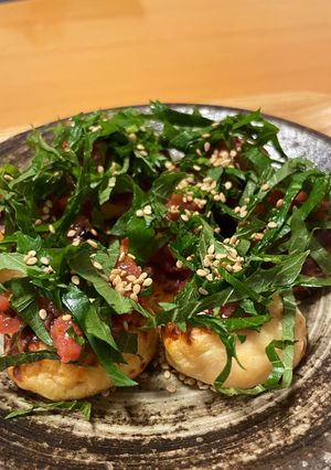 居酒屋風♪簡単梅しそ塩つくね-レシピのメイン写真