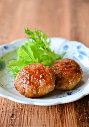 豚こまもちもちバーグ【作り置き】-レシピのメイン写真