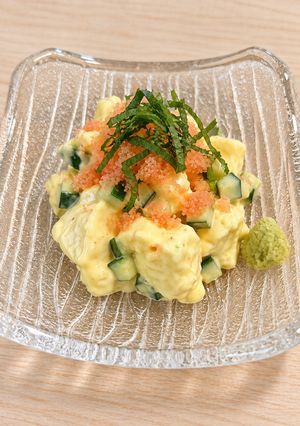 副菜にどうぞ！はんぺんのピリ辛明太マヨ和え-レシピのメイン写真