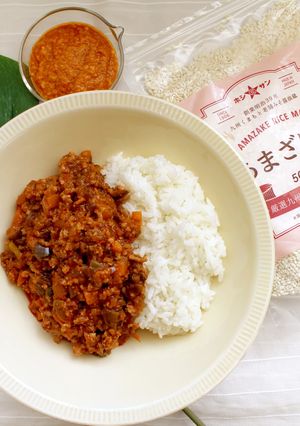 【あまざけ麹】カレー麹のキーマカレー-レシピのメイン写真