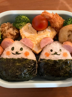 ねずみさん弁当-レシピのメイン写真