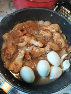 新玉ねぎと鶏手羽元のさっぱり煮-レシピのメイン写真