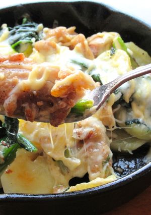 【 鶏もも肉のガーリックマヨチーズ焼き〗-レシピのメイン写真