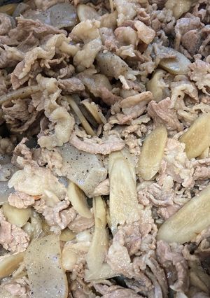 ごぼう、こんにゃく、牛肉煮-レシピのメイン写真