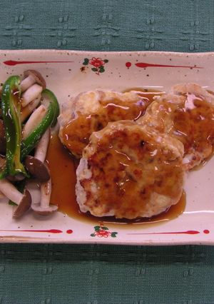 鶏団子のさくさくつくね（健康食）-レシピのメイン写真