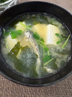 精進第一日目のお味噌汁-レシピのメイン写真