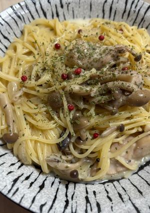チキンクリームパスタ-レシピのメイン写真