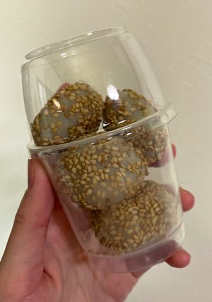 5分で簡単　揚げないごま団子-レシピのメイン写真