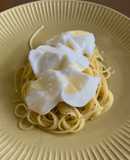 はちみつとヨーグルトのデザートパスタ