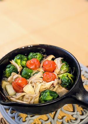 醤油麹と塩辛、未知なるきのこ和アヒージョ-レシピのメイン写真