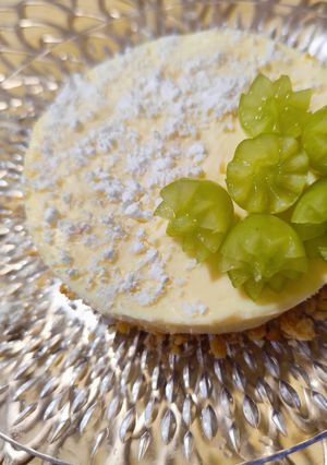 材料2つ☆クリチなし濃厚レアチーズケーキ-レシピのメイン写真