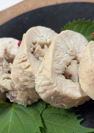 塩麹でしっとりサラダチキン　-レシピのメイン写真