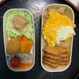 レンジ簡単味噌焼きそば味オムライス弁当