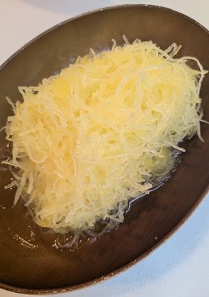 そうめんかぼちゃ（金糸瓜）の茹で方-レシピのメイン写真