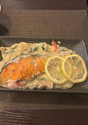 サーモンの豆乳クリーム煮-レシピのメイン写真