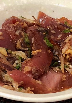 鰹と茗荷の生姜めんつゆ和え-レシピのメイン写真