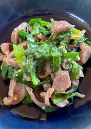 砂ずり(砂肝)とニラの酢味噌和え-レシピのメイン写真