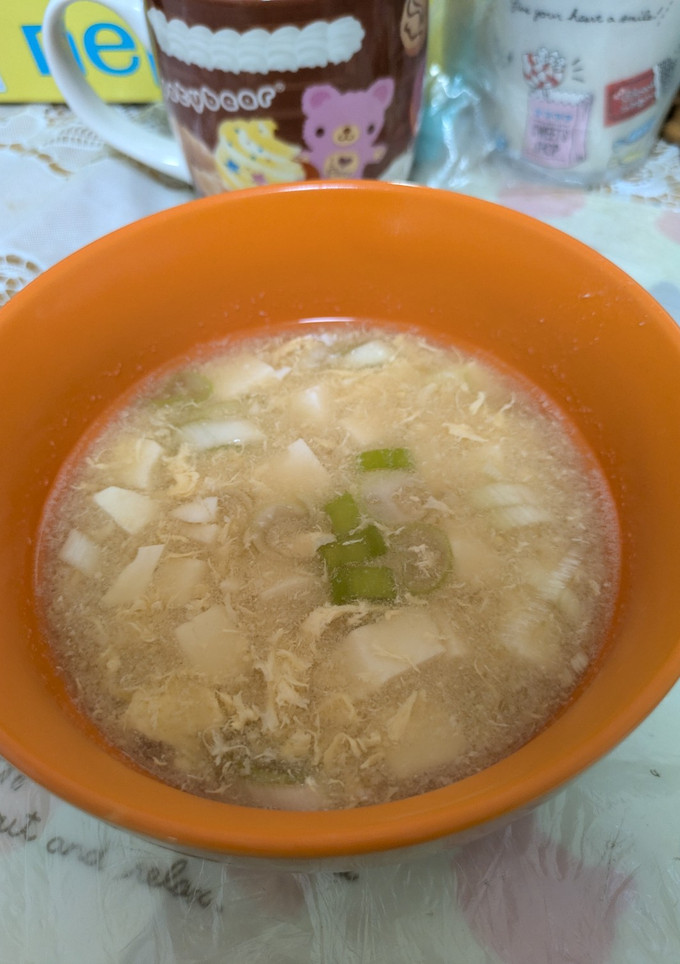 給食風♪かきたま汁-レシピのメイン写真