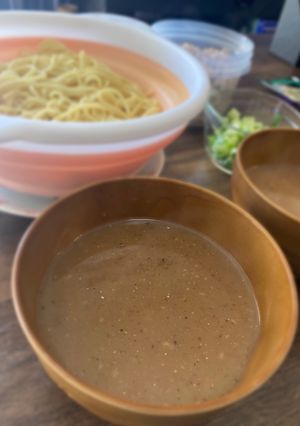 魚介豚骨風つけ麺のスープ-レシピのメイン写真