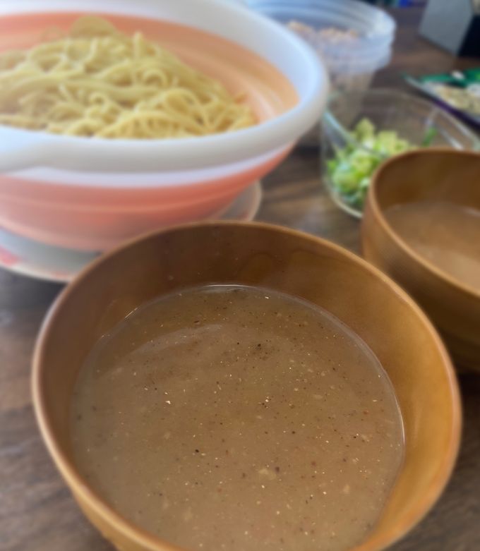 魚介豚骨風つけ麺のスープ-レシピのメイン写真