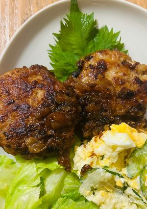 玉ねぎソースの和風ハンバーグ-レシピのメイン写真