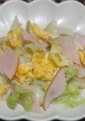 キャベツの炒め物-レシピのメイン写真