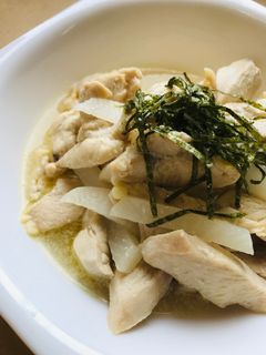 鶏胸肉と大根のあっさり炒め煮-レシピのメイン写真