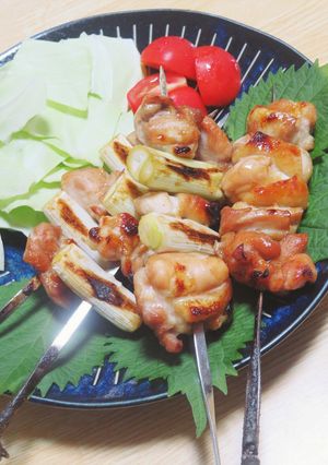 100均のステンレス串で♪おうち焼き鳥-レシピのメイン写真