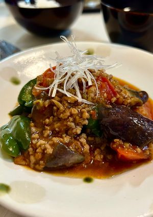 夏野菜のさっぱり麻婆茄子-レシピのメイン写真