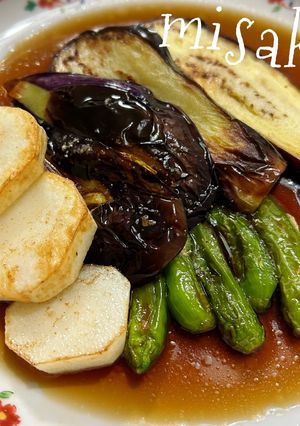 夏野菜☆de☆揚げ浸し-レシピのメイン写真
