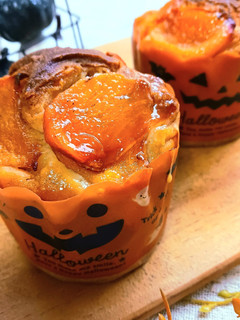 さつまいもと柿マフィン(ハロウィン)-レシピのメイン写真