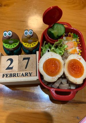 高二長女　お弁当(焼豚丼2)-レシピのメイン写真
