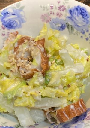 白菜と竹輪の味噌マヨ和え-レシピのメイン写真