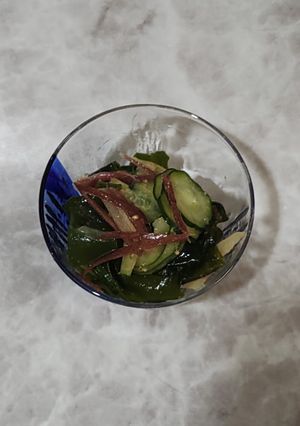みょうがときゅうり・わかめのポン酢和え-レシピのメイン写真