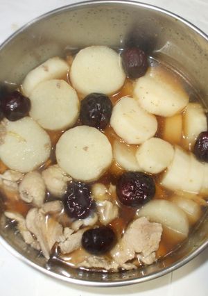 山芋ナツメのうま煮♪簡単レシピ鶏むね肉-レシピのメイン写真