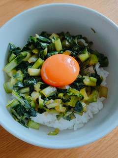 簡単♪小松菜の丼♪-レシピのメイン写真