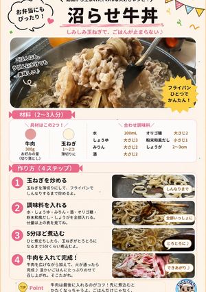 沼らせ牛丼-レシピのメイン写真