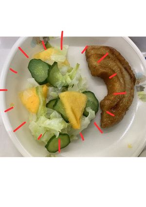 【学校給食】柿入りフレンチサラダ-レシピのメイン写真