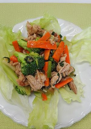 豚肉と彩り野菜のオイスターソース炒め-レシピのメイン写真