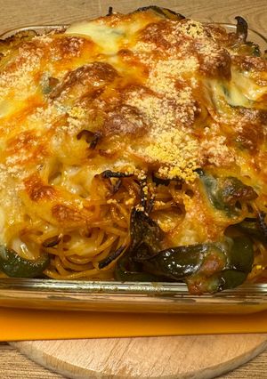 とろ〜りチーズの焼きナポリタン-レシピのメイン写真
