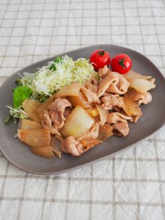 減塩♪玉ねぎゴロゴロ生姜焼き-レシピのメイン写真