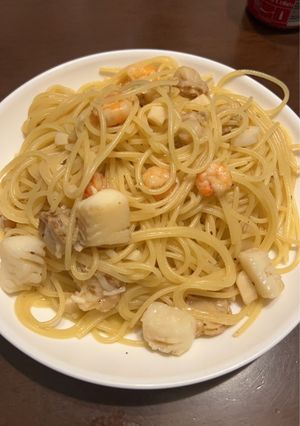 海鮮バター醤油パスタ-レシピのメイン写真