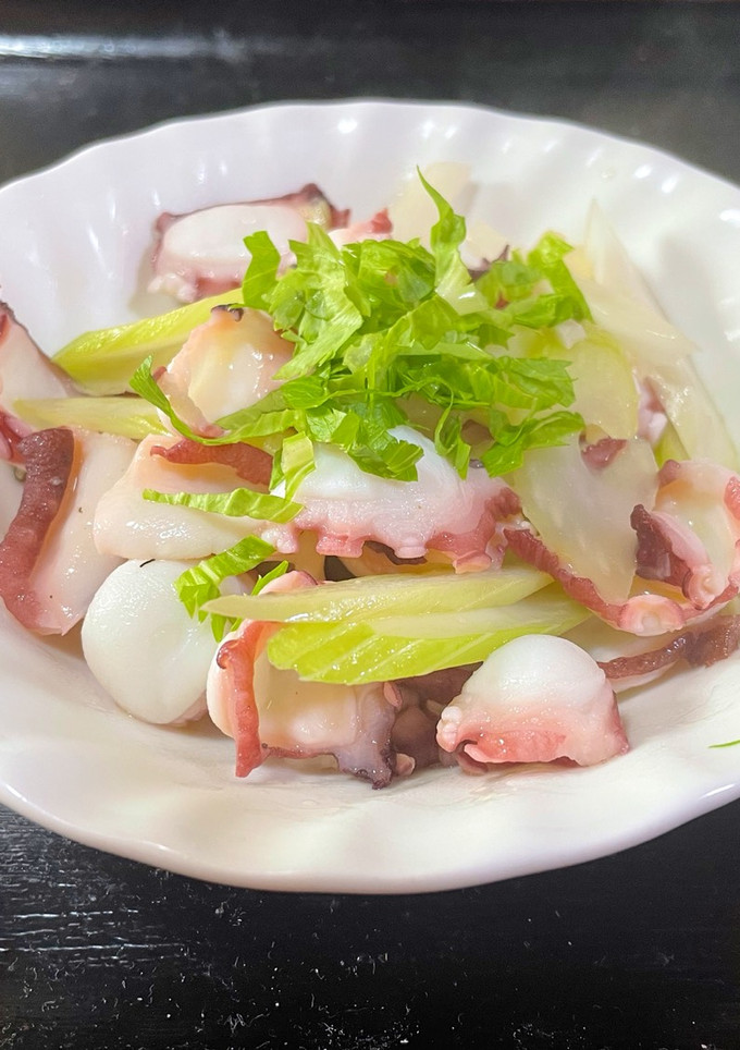 爽やか♪タコとセロリのレモン炒め-レシピのメイン写真