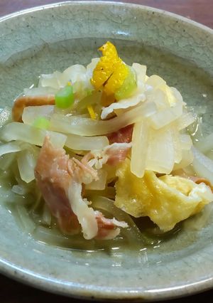 簡単大根の煮物　プロシュート生ハム入り-レシピのメイン写真