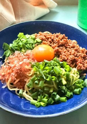 包丁いらず!レンチン台湾風混ぜそば-レシピのメイン写真