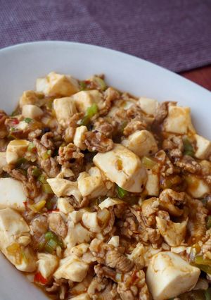 お肉ごろごろ豚こま肉の麻婆豆腐-レシピのメイン写真