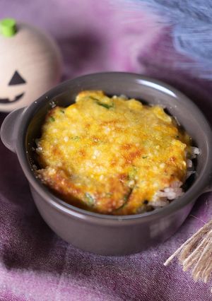ココットオムレツごはん-レシピのメイン写真