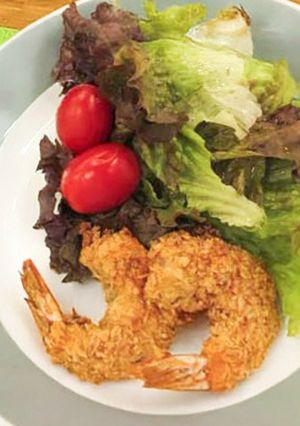 オーブンで焼くエビフライ-レシピのメイン写真